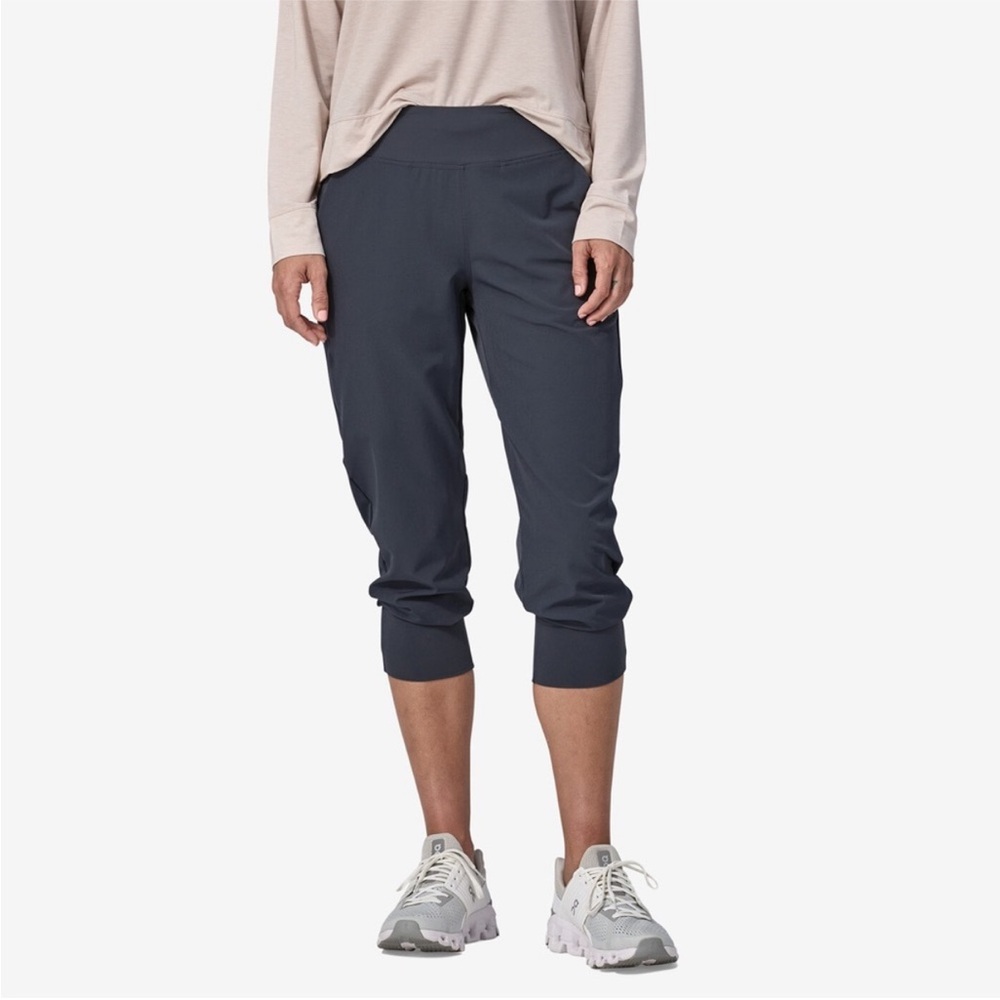Patagonia Happy Hike Studio Pants Gray (Ink Black) Women's Medium M